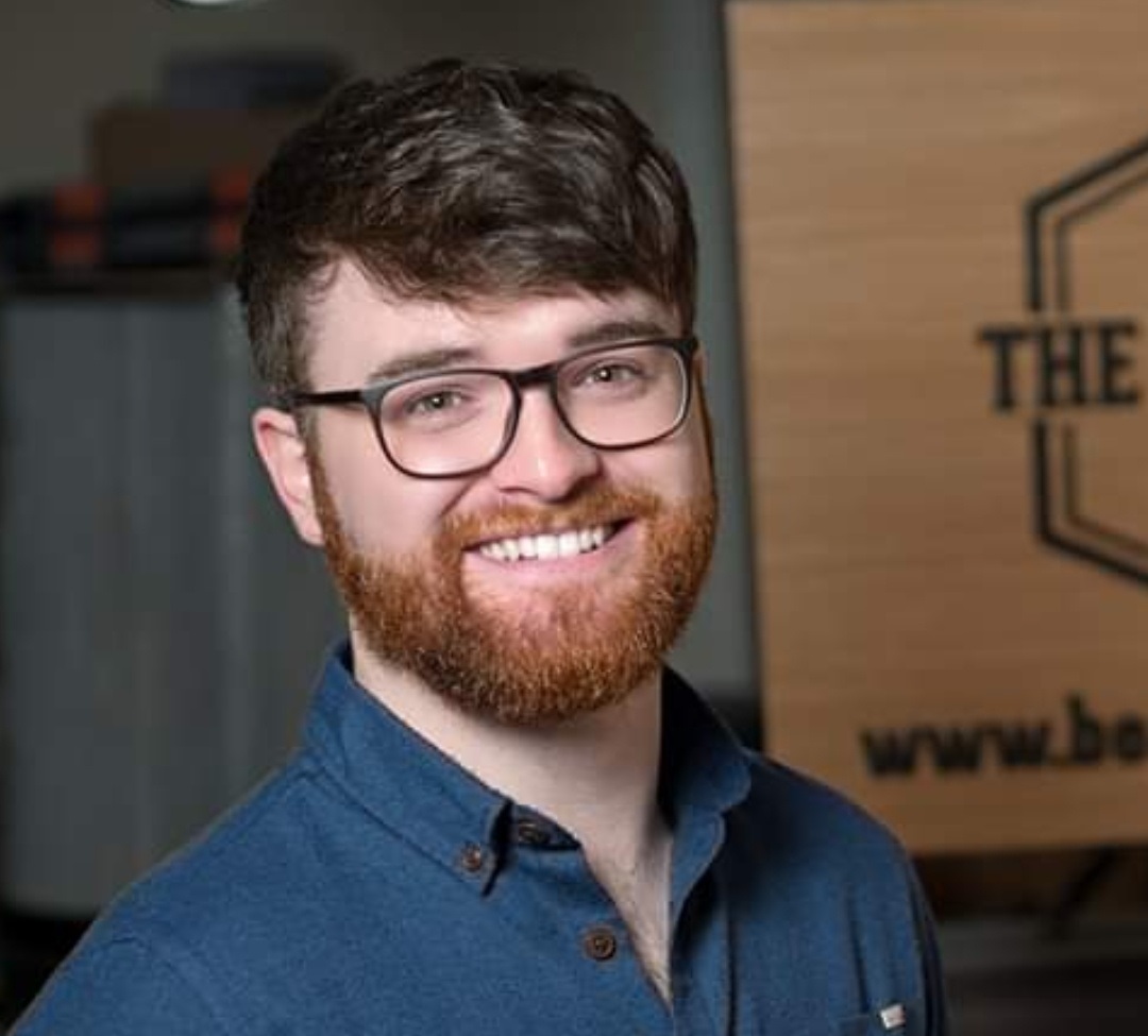 Laser materials customer Conor Cogan