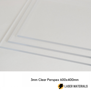 3mm Clear Perspex 600x400mm