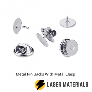 Metal Pin Backs With Metal Clasp