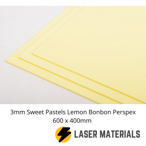 3mm Sweet Pastels Lemon Bonbon