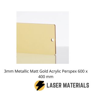 Metallic matt gold acrylic sheet MT9918