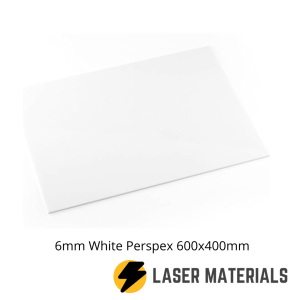 6mm White Perspex 600x400mm