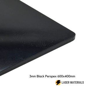 3mm Black Perspex 600x400mm